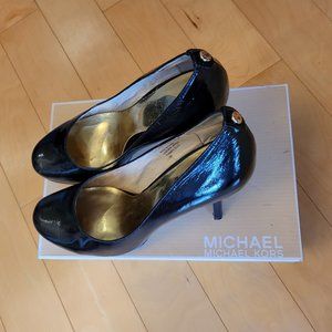 Michael Kors patent pumps